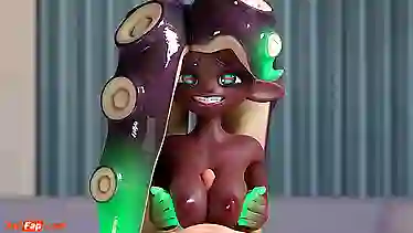 Секси видосики Rule 34 с минетом от Наташи Романофф и Splatoon